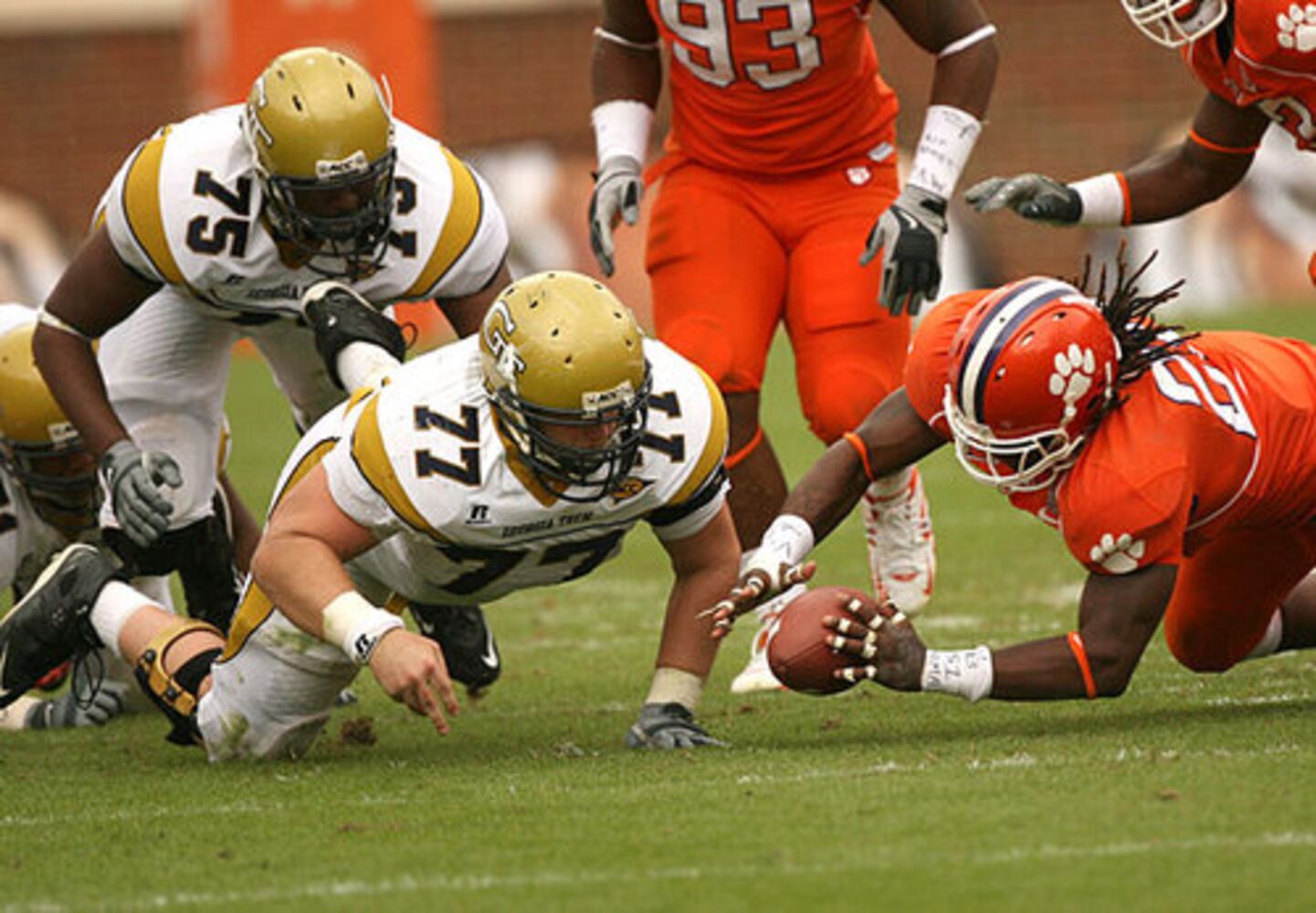 College Football Photos: Ga. Tech at Clemson