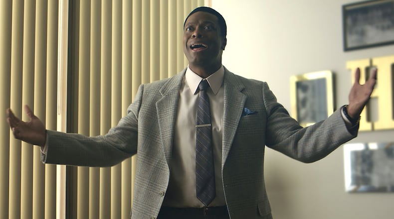 Chris Tucker plays Howard White in the upcoming film "Air" produced by Ben Affleck about Nike convincing Michael Jordan to sign with their sneaker company in 1984. AMAZON STUDIOS