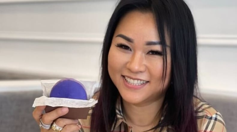 Karly Giang is the founder of Atlanta pop-up Milla's Macarons. / Courtesy of Milla's Macarons
