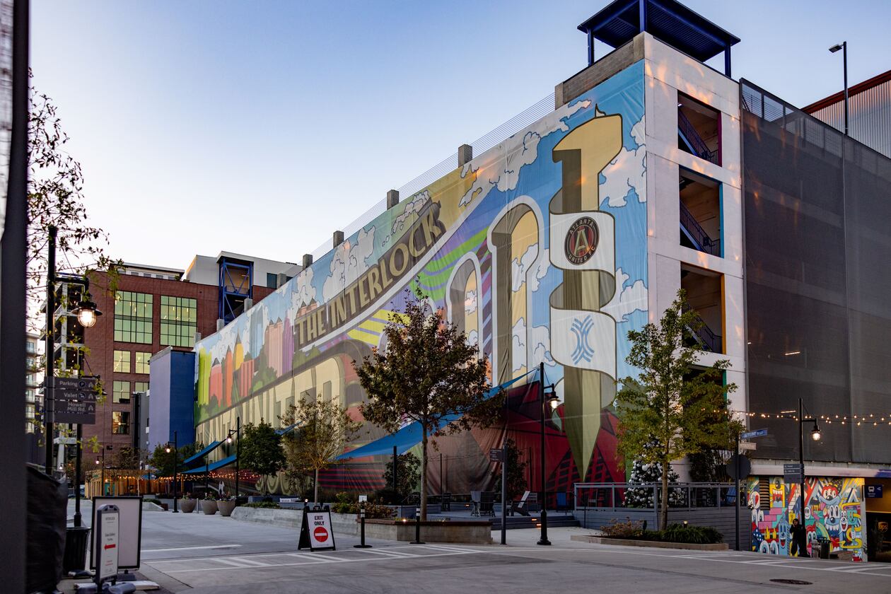 The Interlock development in West Midtown has lowered parking rates and switched to fixed pricing. (Courtesy of Brandon McKeown)