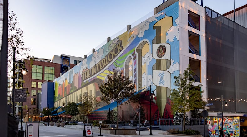 The Interlock development in West Midtown has lowered parking rates and switched to fixed pricing. (Courtesy of Brandon McKeown)