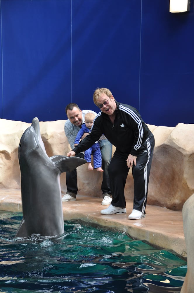 Celebrities visit Georgia Aquarium