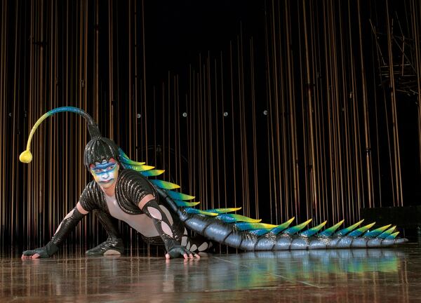 Cirque's "Varekai" is loosely based on the story of Icarus...and includes black lizards!