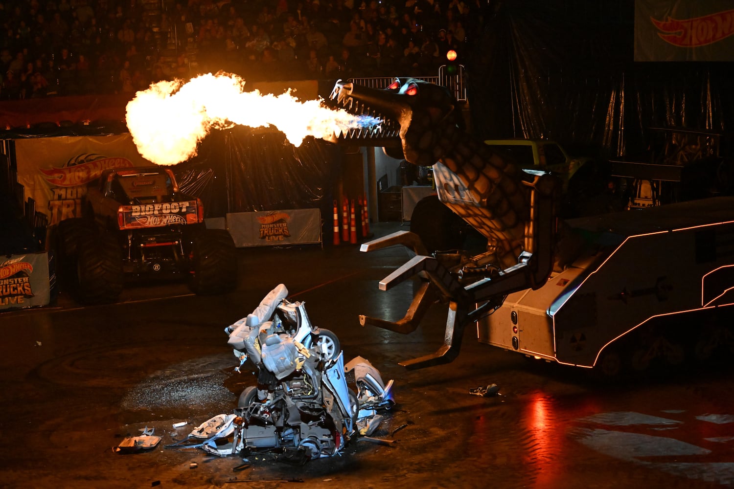 Monster Truck show thrills fans