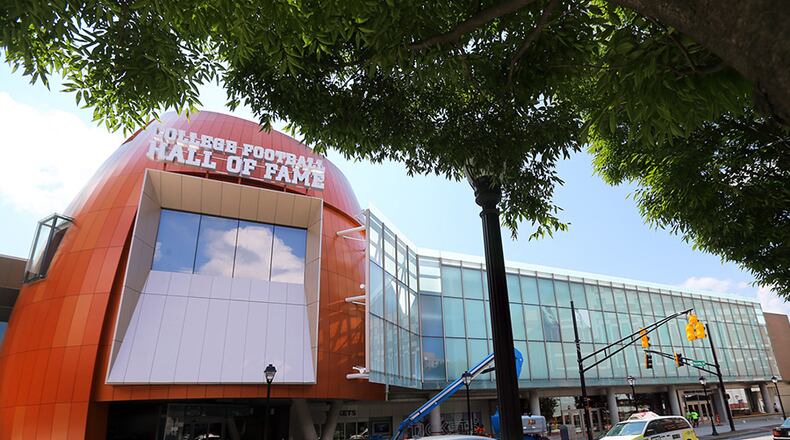College Football Hall of Fame in Atlanta opens Aug. 23, 2014.