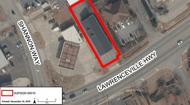 Gwinnett Commissioners recently denied a special use permit request for a Residential Rehabilitation Center at 2405 Lawrenceville Highway. (Courtesy Gwinnett County)