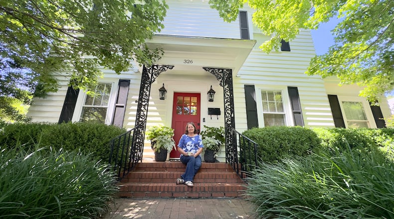 Kay Morrill of Fort Valley has voted for Donald Trump in 2016 and 2020. She's not sure what she'll do this time, saying she doesn't consider Trump or Joe Biden fit for the White House. (Joe Kovac Jr. / AJC)