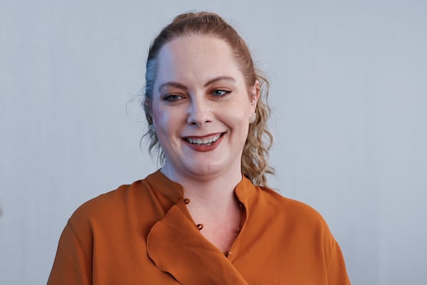 Billie Pritchard, a litigation partner at King & Spalding, encourages community involvement as the head of the culture committee in the law firm's flagship Atlanta office. (Natrice Miller/AJC)