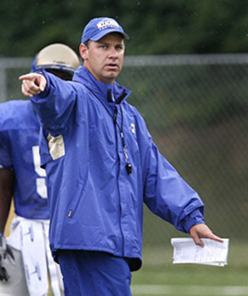 High school football: McEachern at practice