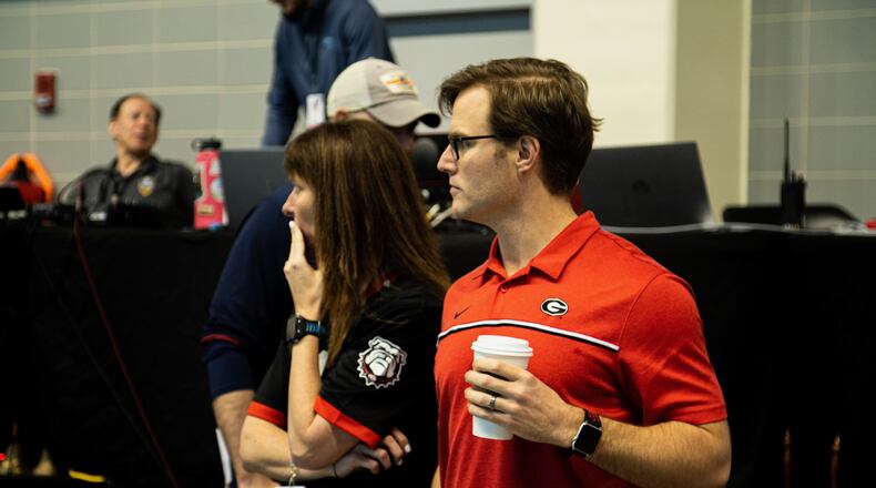 Stefanie Williams Moreno and Neil Versfeld are succeeding Jack Bauerle as coaches of Georgia's championship-laden swimming and diving program. (Photo by Steven Colquitt/UGA Athletics)