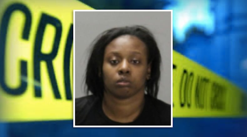 Rhonda Tucker was arrested on a charge of malice murder in the shooting death of her husband.