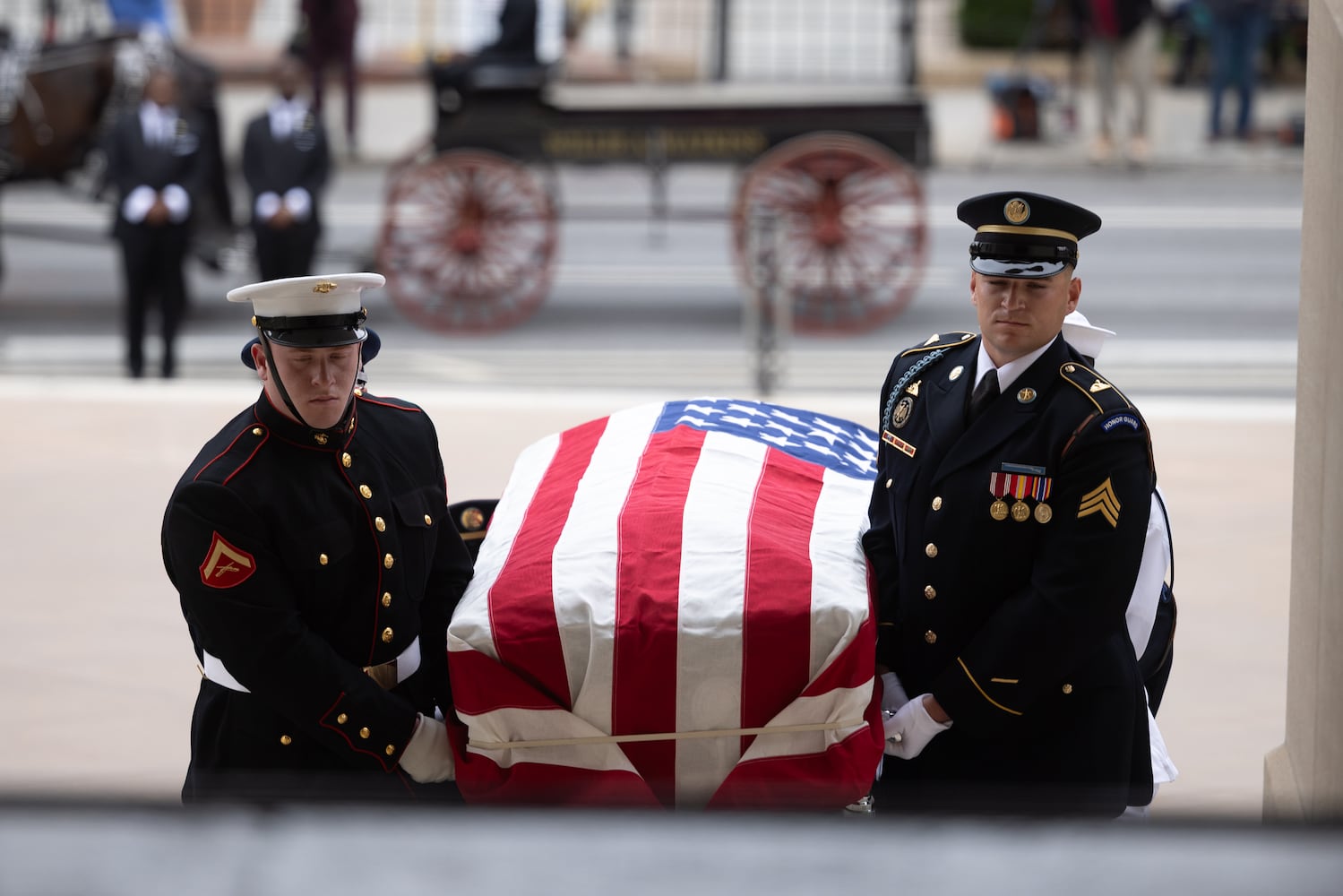 David Scott lie in state photo request