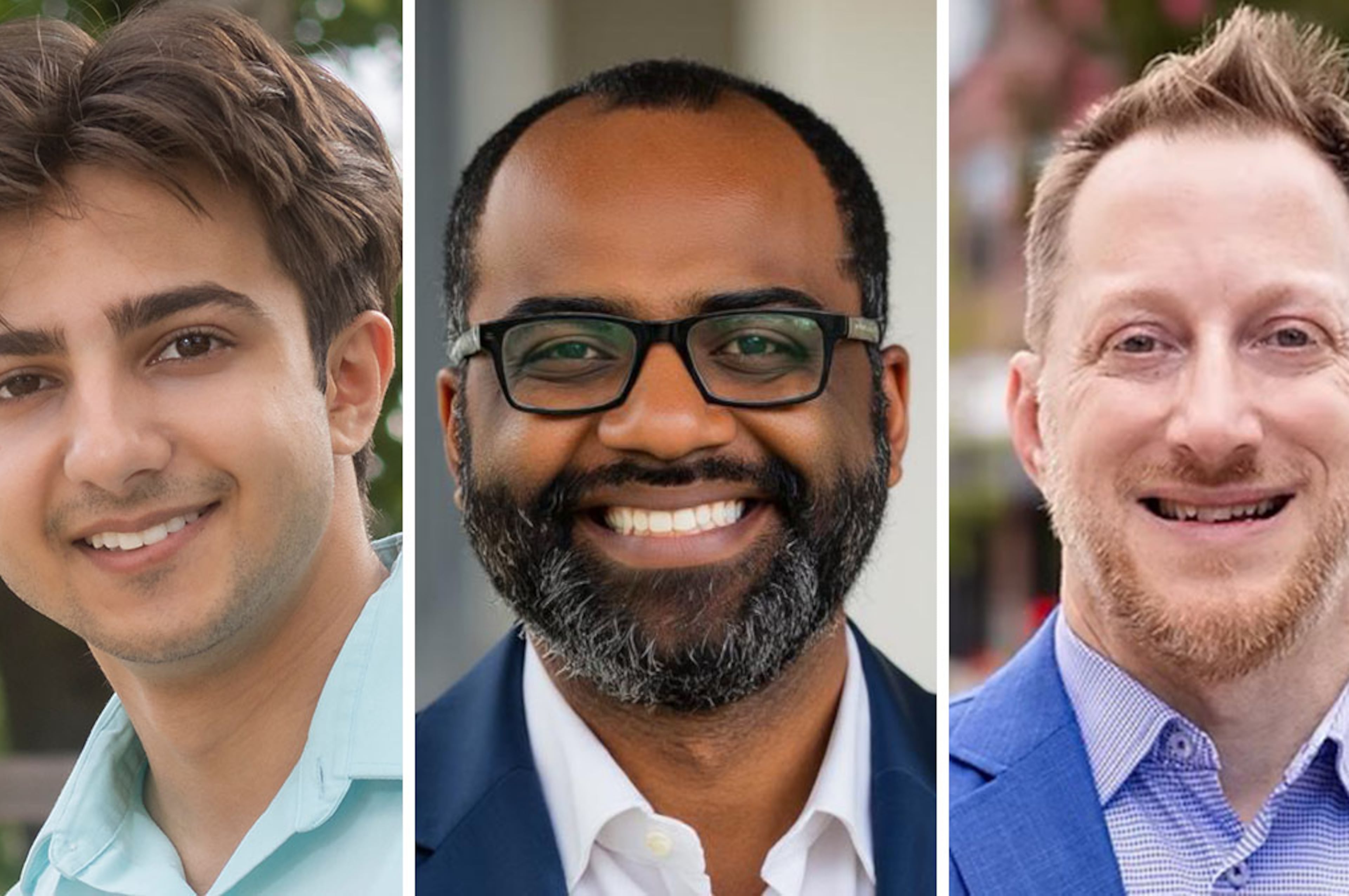 Akbar Ali, Marqus Cole and Jamie Parker