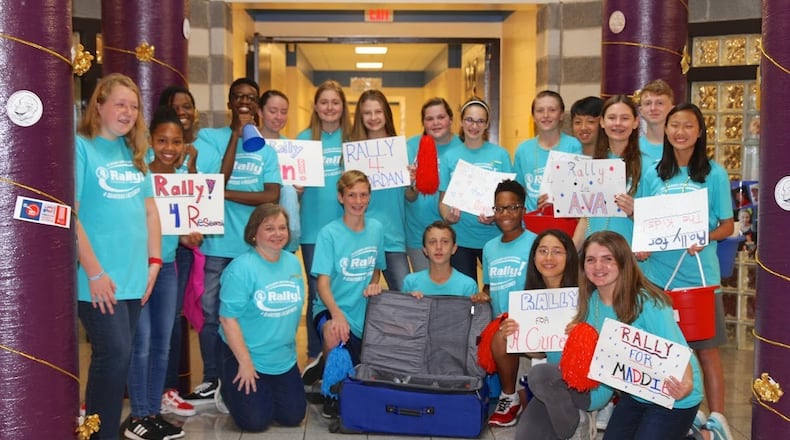 Lost Mountain Middle School students are raising money to help fight childhood cancer.