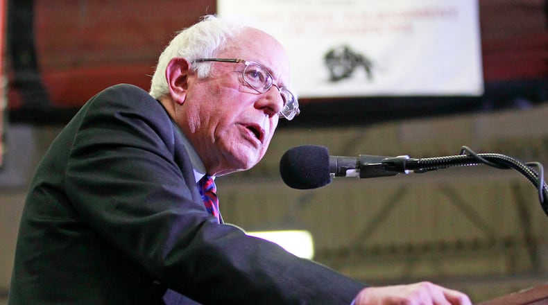 SALT LAKE CITY - MARCH 21: Democratic presidential candidate Bernie Sanders speaks at West High School at a campaign rally on March 21, 2016 in Salt Lake City, Utah. The Republican and Democratic caucuses are March 22. (Photo by George Frey/Getty Images)
