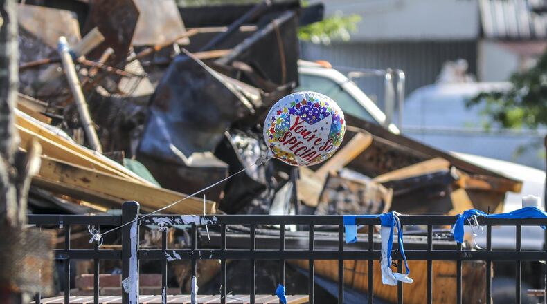 The Wendy’s where Rayshard Brooks was killed by Atlanta police last month was torn down on Tuesday, July 14, 2020. Construction crews used an excavator to demolish the charred remains of the University Avenue restaurant. It is not clear who ordered Tuesday’s demolition, which comes a little more than a week after demonstrators who had camped out at the site following Brooks’ death were forced off the property. JOHN SPINK/JSPINK@AJC.COM