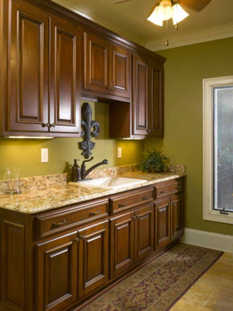 Laundry rooms go glam