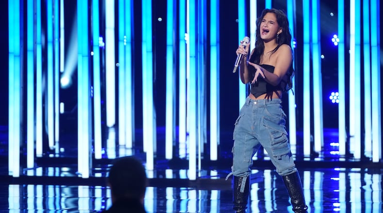 Claudia Conway competes on "American Idol" during Hollywood week airing March 21, 2021. (ABC/Eric McCandless)