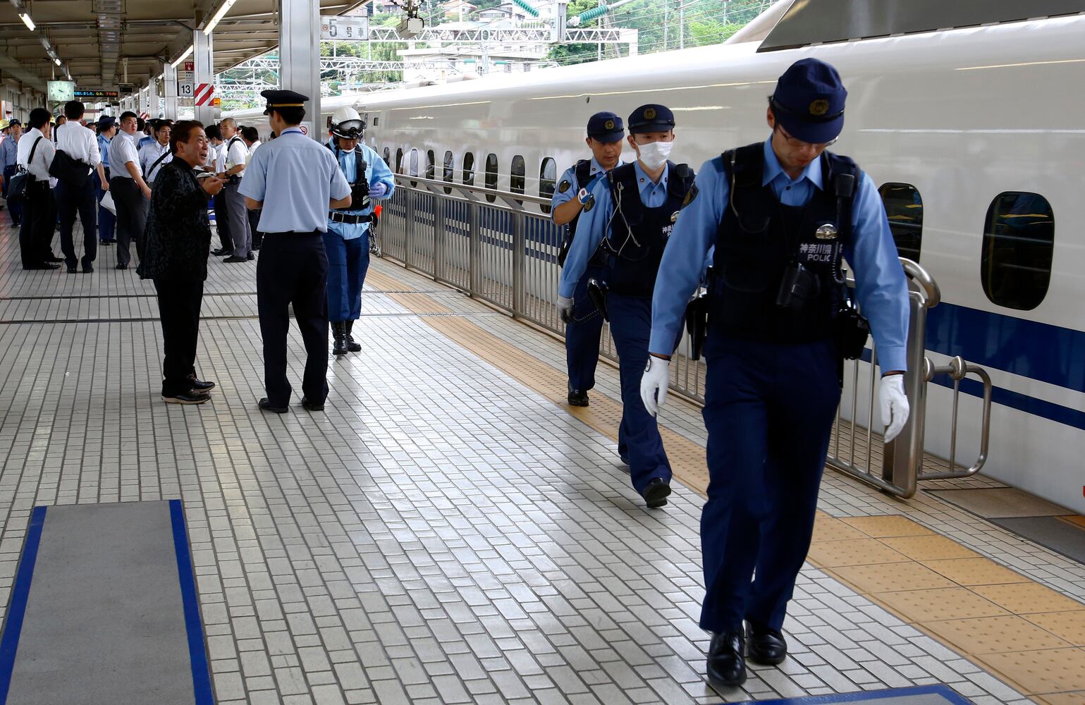 June 30, 2015: Japan train fire