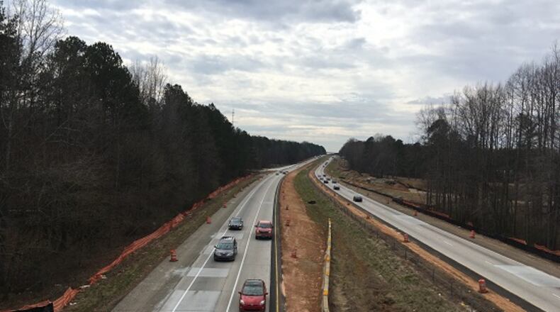 Traffic will shift onto Martin Road and H F Reed in Flowery Branch. (Courtesy GDOT)