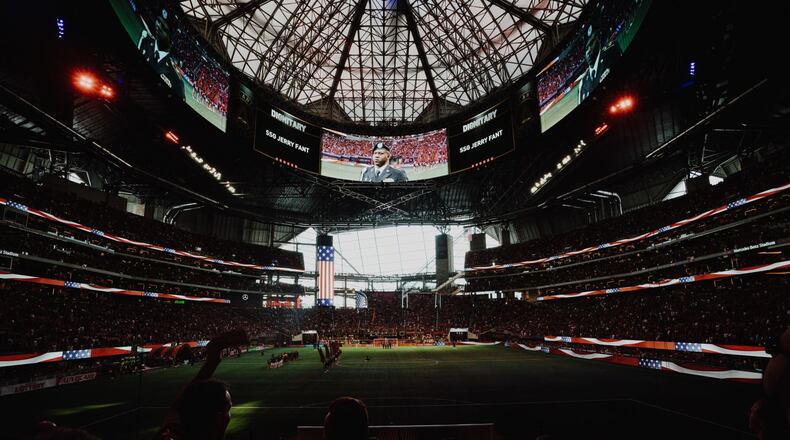 Atlanta United hosted Chicago in an MLS game on Saturday at Mercedes-Benz Stadium. (Atlanta United)