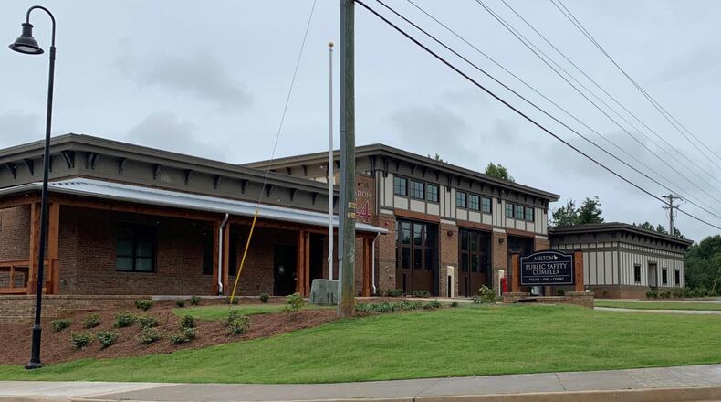 Milton will construct an emergency vehicle hybrid beacon for Fire Station 44 at 13690 Ga. 9/Alpharetta Highway. (Courtesy City of Milton)