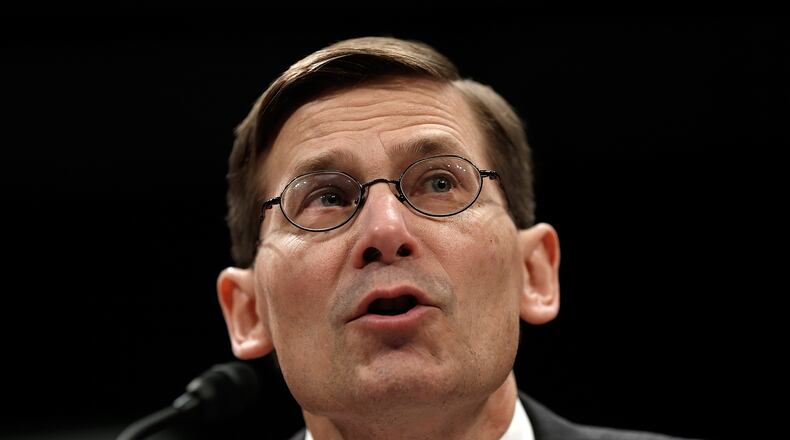 Former Deputy CIA Director Michael Morell testifies before the House Select Intelligence Committee April 2, 2014 in Washington, DC. The committee heard testimony on the topic of 'The Benghazi Talking Points and Michael J. Morell's Role in Shaping the Administration's Narrative.' (Photo by Win McNamee/Getty Images)