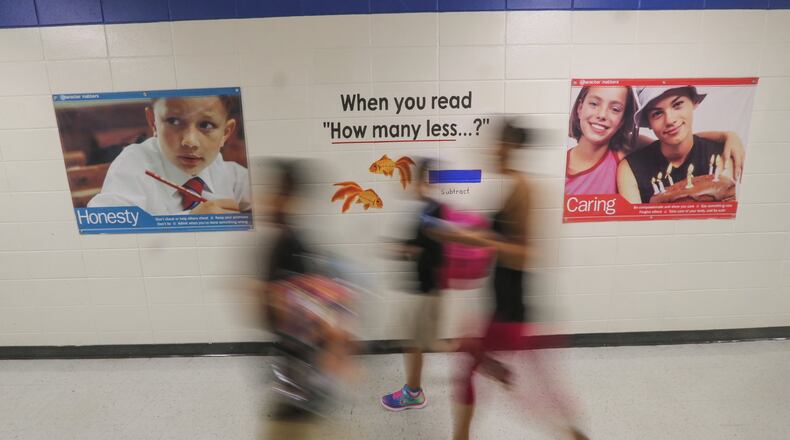 President Donald Trump’s proposed budget includes steep cuts in federal spending for edcuation. Georgia’s programs, including free school lunch for poor students, could see reductions. JOHN SPINK /JSPINK@AJC.COM