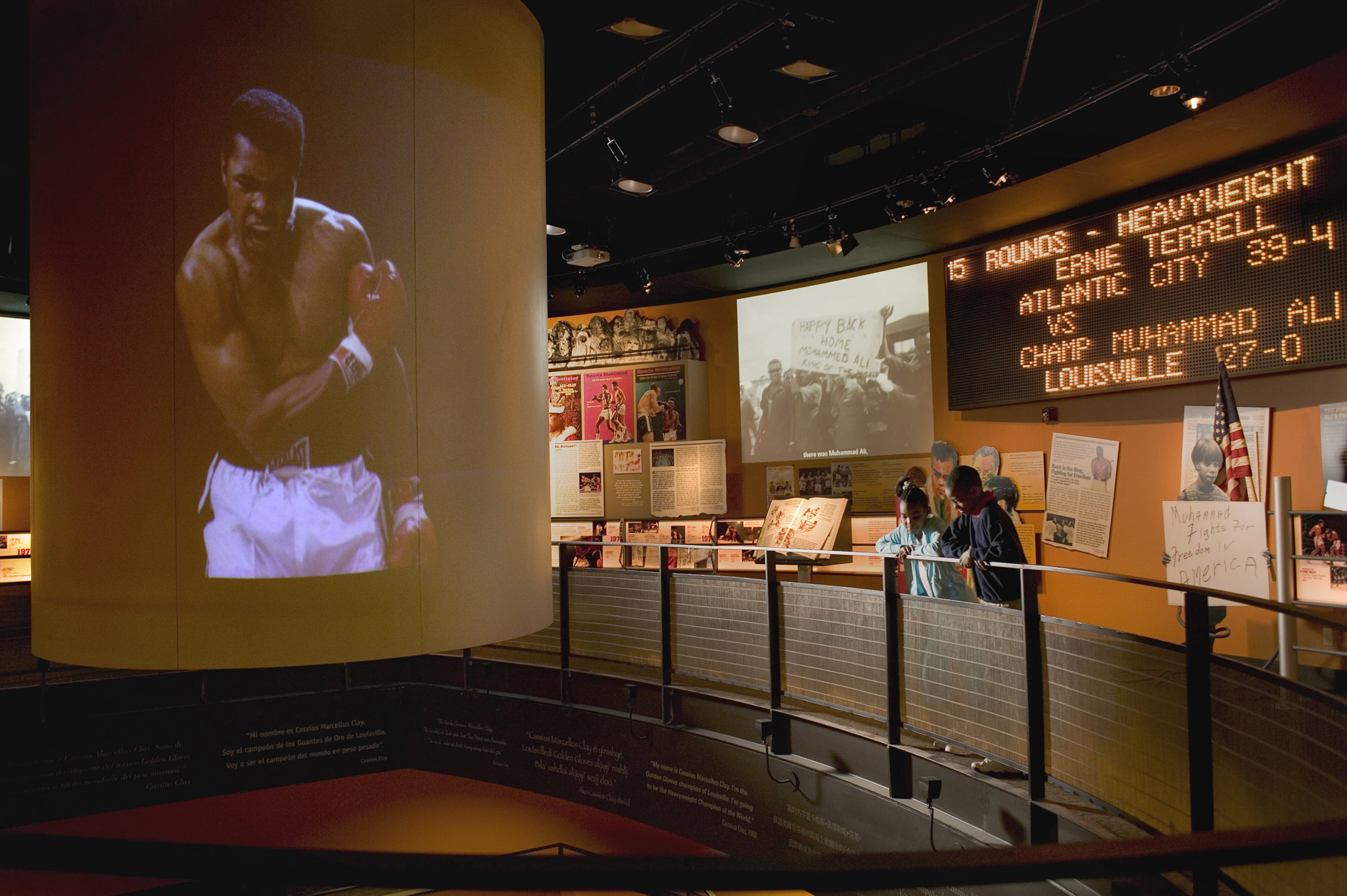The Muhammad Ali Center is an interactive museum focusing on Ali’s life and legacy. (Courtesy of Louisville Tourism)