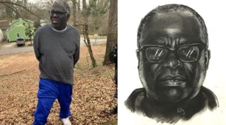 Joseph Kenneth Arnold was arrested Tuesday, weeks after he allegedly attacked an 80-year-old woman and her daughter in the checkout line of a Clayton County grocery store.
