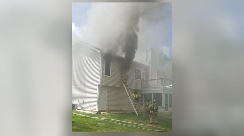 A Hall County man faces an arson charge after firefighters found him unconscious inside his burning home, authorities said.