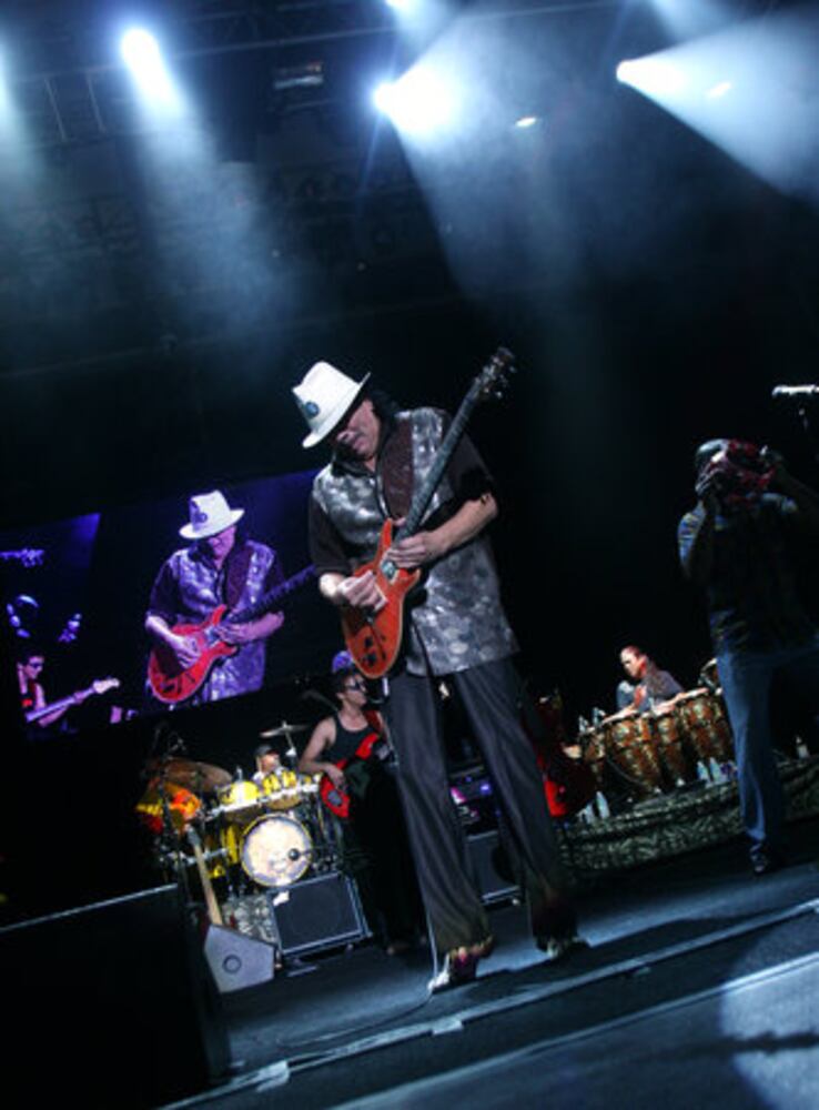 Santana and Winwood at Chastain