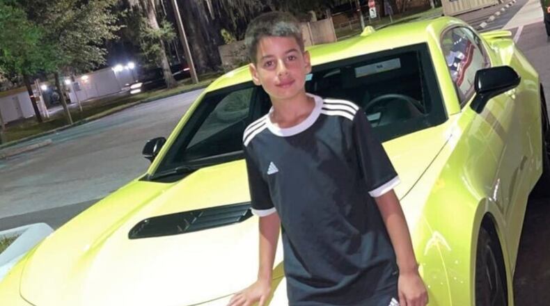 This photo, undated and and in an unknown location, provided by family member Zeyad Kadur shows teenager Mohammed Ibrahim. (Zeyad Kadur via AP)