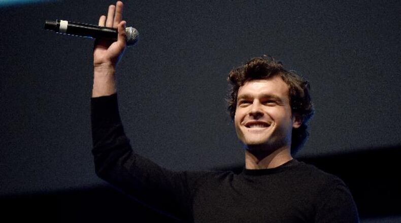 LONDON, ENGLAND - JULY 17:  Alden Ehrenreich, who will play Han Solo, on stage during Future Directors Panel at the Star Wars Celebration 2016 at ExCel on July 17, 2016 in London, England.  (Photo by Ben A. Pruchnie/Getty Images for Walt Disney Studios)