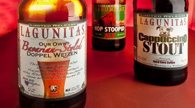 As faithful as the tides, eclipses and sunrises, we have Lagunitas Brewing's 22-ounce bottles. Back in 1995, the Petaluma, California, brewery became one of the first to sell craft beer in large-format bottles. Today it is a standard. But Lagunitas continues to stand out in the 22-ounce crowd. (Bill Hogan/Chicago Tribune/MCT)