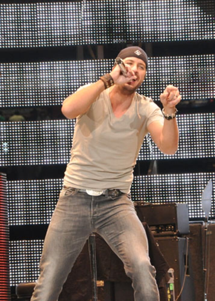 Luke Bryan at the Houston Rodeo