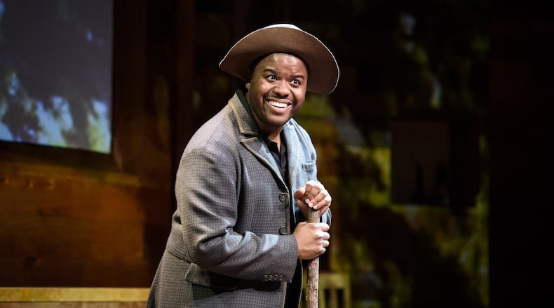 Mark Kendall in his new play, “The Magic Negro and other Blackity Blackness as told by an African-American Man who also happens to be Black.” The show opens the week of March 26 at the Alliance Theatre.