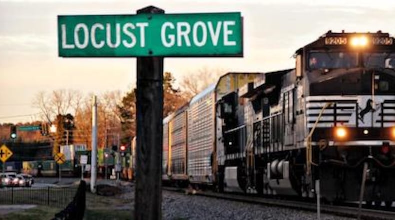 Downtown Locust Grove.