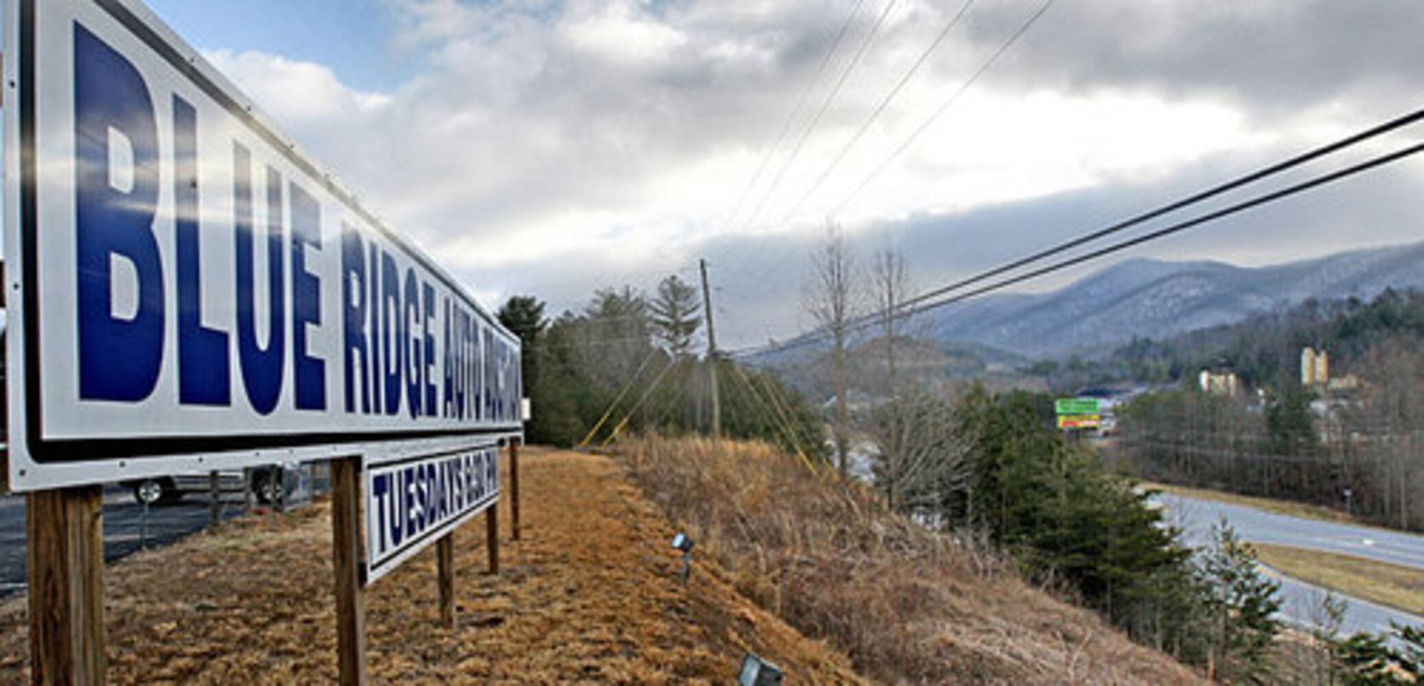 Auto auction site of car crash