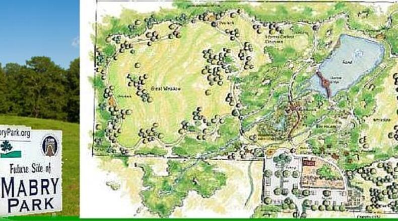 A $324,990 playground will be installed at the new Mabry Park, 4470 Wesley Chapel Road, Marietta. Courtesy of Friends of Mabry Park