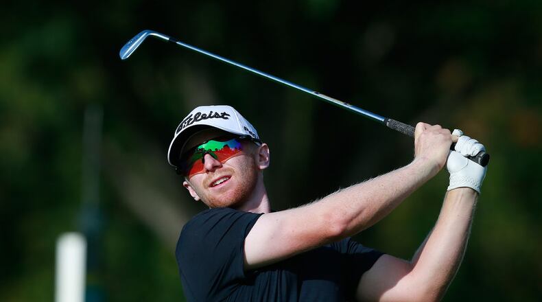Georgia Tech graduate Anders Albertson took a big step toward regaining status on the PGA Tour when he led wire-to-wire to win the Korn Ferry Tour’s Visit Knoxville Open. (Photo by Matt Sullivan/Getty Images)