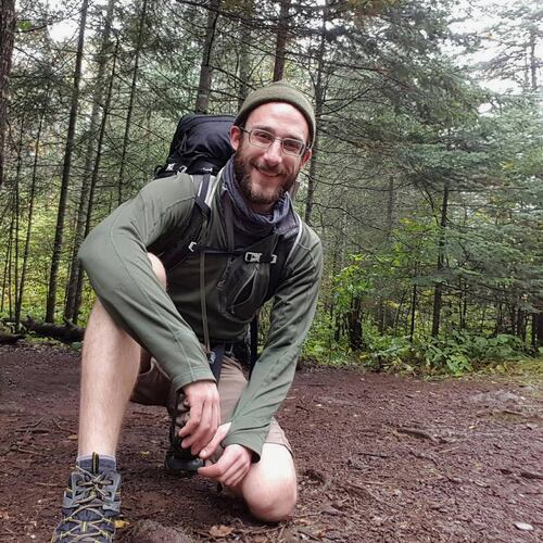 This undated photo provided by Michael Pretti shows Alex J. Pretti, the man who was shot by federal officers in Minneapolis on Saturday, Jan. 24, 2026. (Michael Pretti via AP)