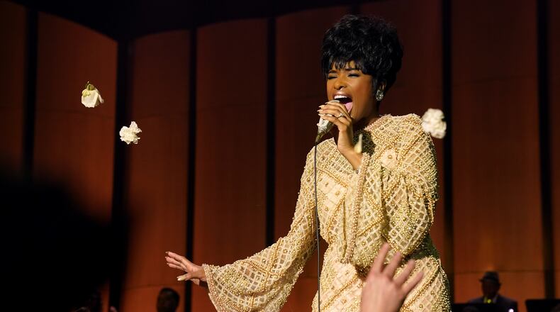 Jennifer Hudson stars as Aretha Franklin in "Respect," out in movie theaters August 13, 2021. Photo credit: Quantrell D. Colbert