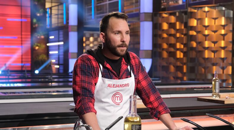 MASTERCHEF: Contestant Alejandro Valdivia in the “Semi Finale Pt. 2 - 3 Chef Showdown." © 2021 FOX MEDIA LLC. CR: FOX.