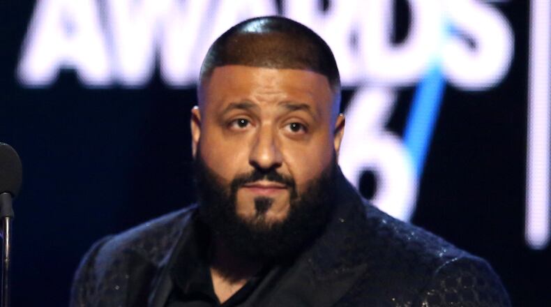 In this June 26, 2016 file photo, DJ Khaled speaks at the BET Awards in Los Angeles.