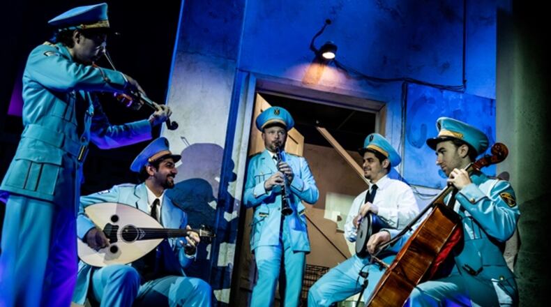 Some of the national touring company of "The Band's Visit," which will play the Fox Theatre Jan. 21-16. Photo: Matthew Murphyy the Fox Theatre Jan. 21-16. Photo: Matthew Murphy