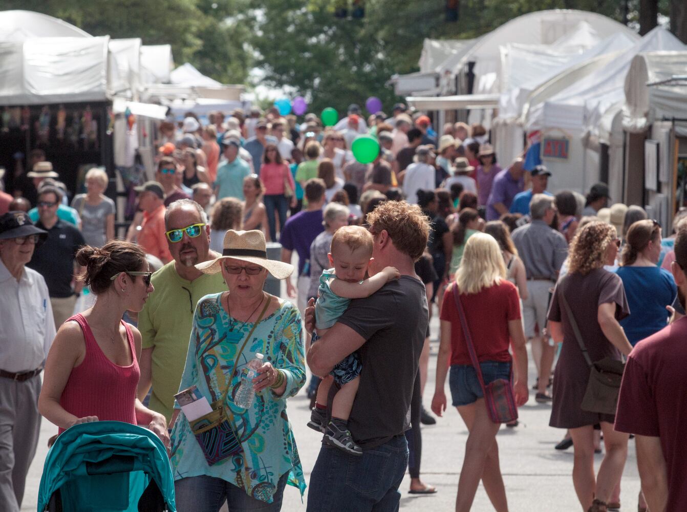 Scenes at 2017 Decatur Arts Festival