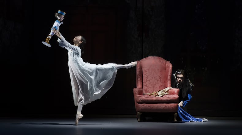 Remi Nakano and Nikolas Gaifullin appear in the Atlanta Ballet's newest version of "The Nutcracker," with choreography by  Yuri Possokhov. CONTRIBUTED:  GENE SCHIAVONE/ATLANTA BALLET