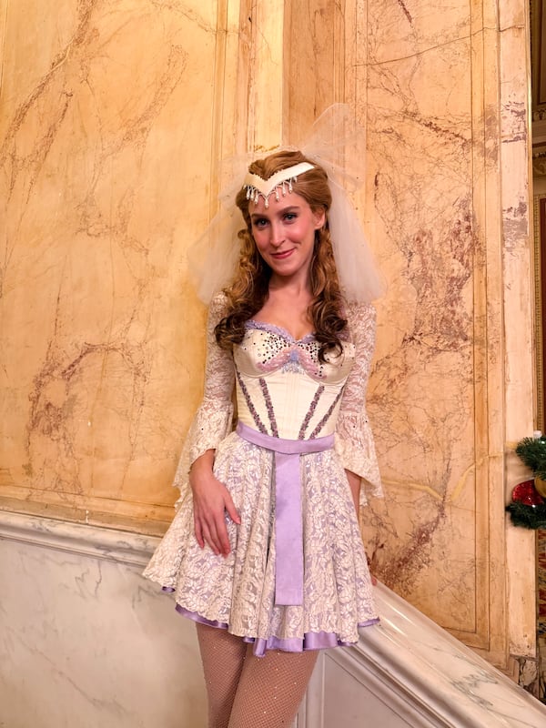 Benson poses in one of her "Spamalot" costumes. (Courtesy of Delaney Benson)