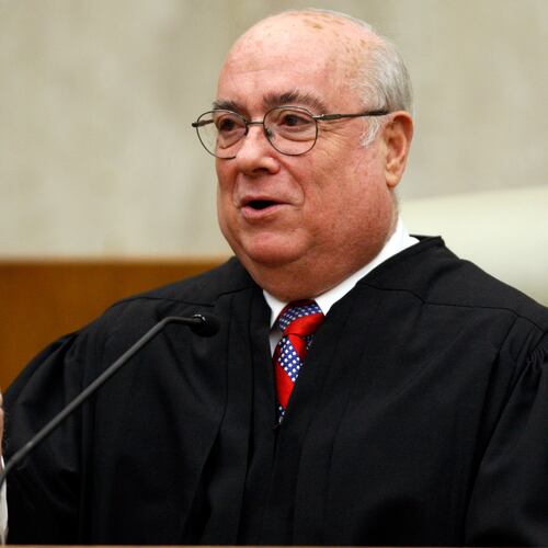 FILE - U.S. District Judge Royce C. Lamberth is seen during a ceremony at the federal courthouse in Washington on May 1, 2008. (AP Photo/Charles Dharapak, File)